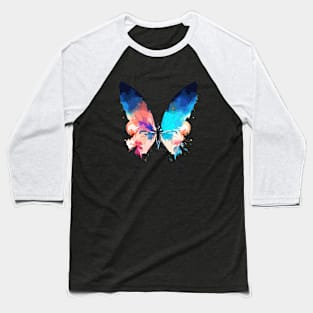 Butterfly Wild Nature Animal Colors Art Baseball T-Shirt